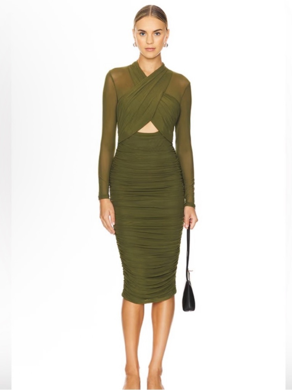 Bardot Aliyah Dress in Khaki